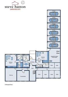 Grundriss-Skizze Souterrain