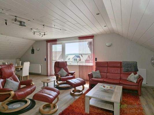 Blick ins Wohnzimmer