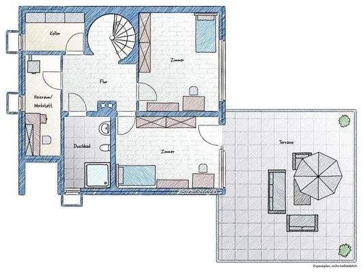 Grundriss Untergschoss