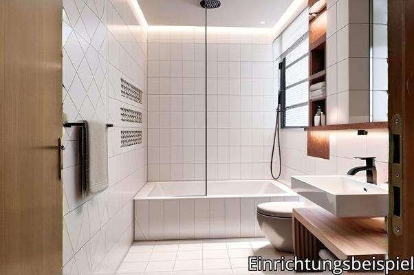 Badezimmer-Einrichtungsbeispiel