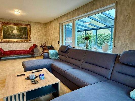 Wohnzimmer mit Terrassenzugang