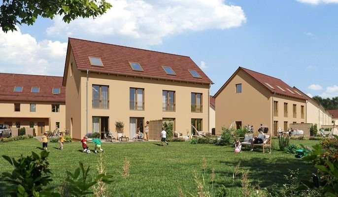 Jedes Haus kaufen Sie mit Garten und gepflasterter