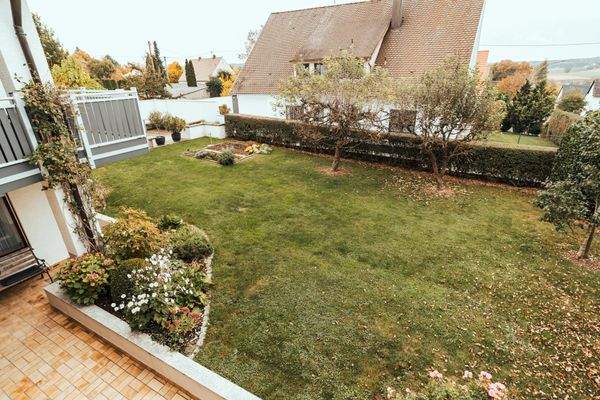 Blick auf den Garten