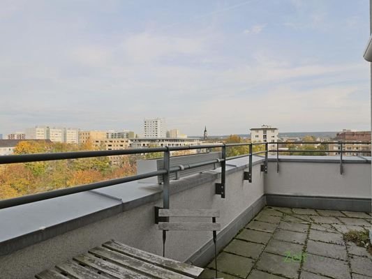 Sitzplatz auf dem Balkon