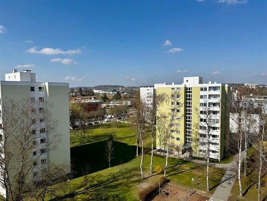 Ausblick Balkon