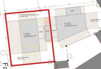 Planung Teilung des Grundstück