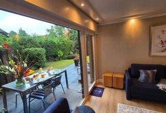 Blick auf die Terrasse