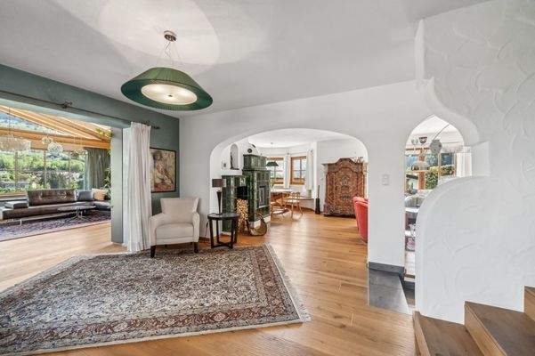 Der Wohnbereich im Obergeschoss 