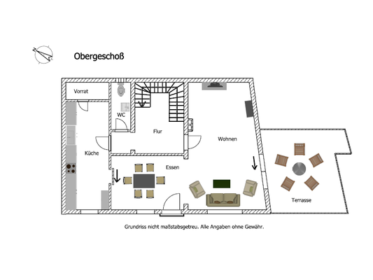 Grundriss Obergeschoß