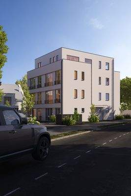 Fassadenansicht von der Straße 