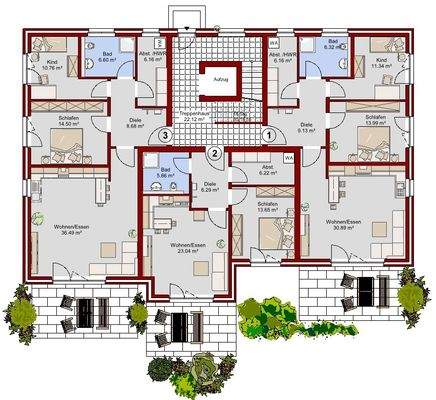 Grundriss Erdgeschoss