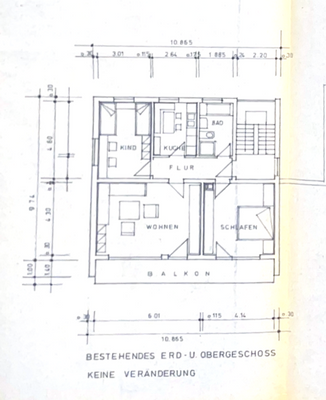 Grundriss Erdgeschoss und Obergeschoss