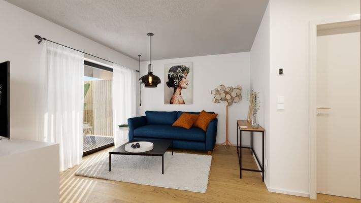 Visualisierung Wohnzimmer