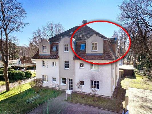 Hausansicht Luftbildaufnahme