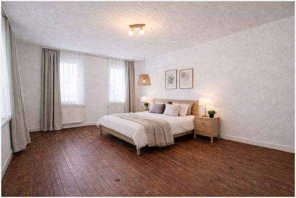 Schlafzimmer Erdgeschoss Visualisierung 