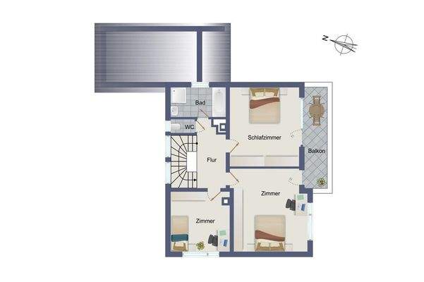 Grundriss Obergeschoss