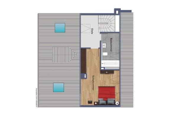 Grundriss Dachgeschoss