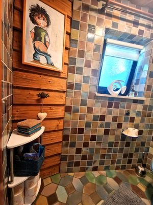 Separate Toilette, Gartenwohnung 