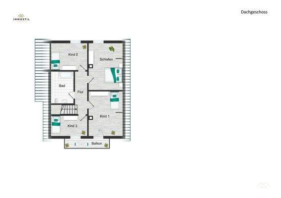 Grundriss Dachgeschoss