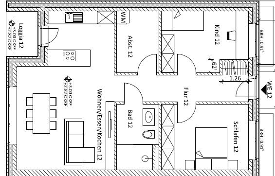 Grundriss WHG 12