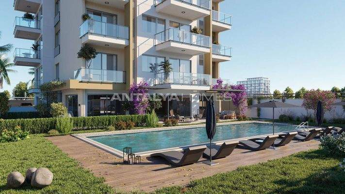 Elegant Apartments Just 200 M from Sea in Kestel Alanya