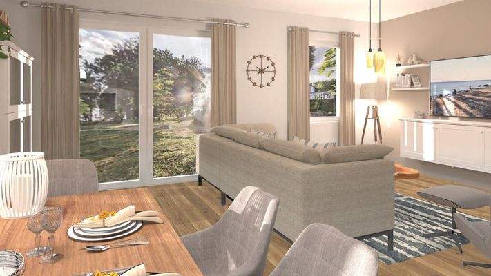 Beispiel Wohn- Essbereich