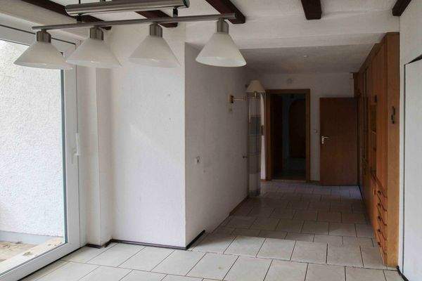 Esszimmer mit Blick zum Flur