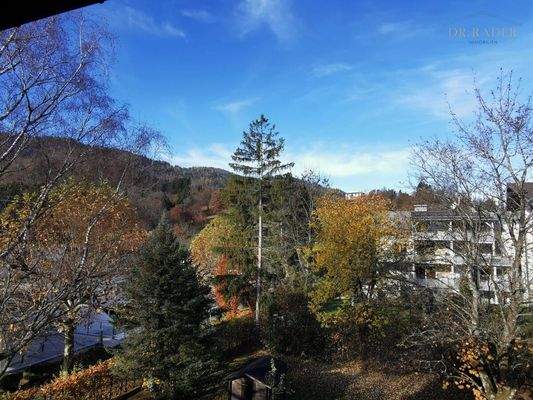 Aussicht vom Schlafzimmer