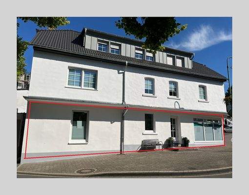 Hausansicht Ladenlokal