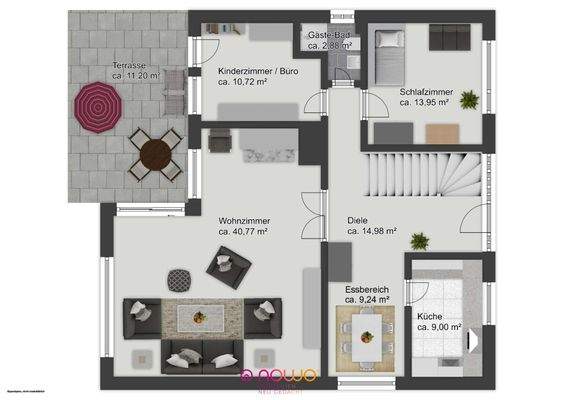 Grundriss Erdgeschoss