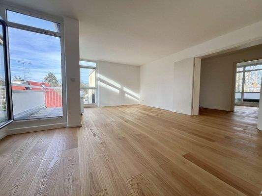 Schlafzimmer mit Balkon