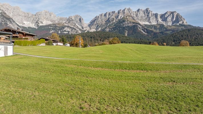 KITZIMMO-Baugrundstück mit Kaiserblick in Toplage - Immobilien Going.