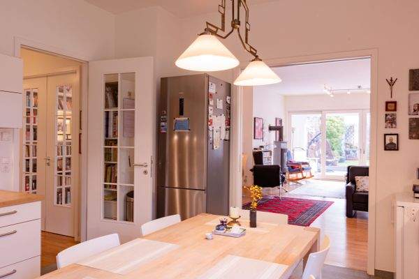 Blick aus der Wohnküche
