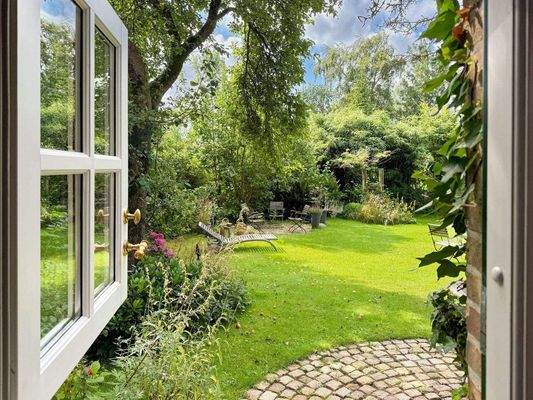 Blick aus der Küche