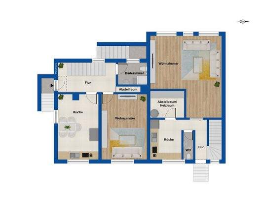 EG Reihenhaus 1 und 2