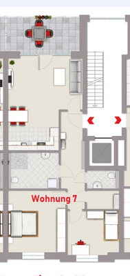 Grundriss Wohnung 7