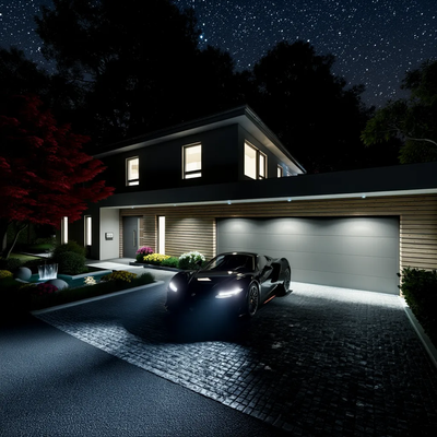 König 1 Straßenansicht Nacht