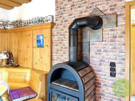 ... charmantem Schwedenofen.