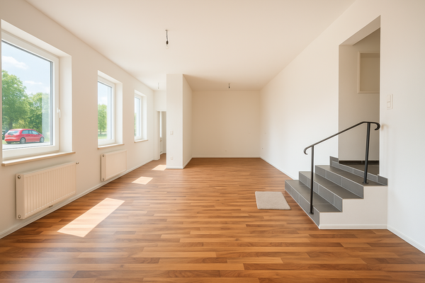 4 große Wohnungen! Erstbezug nach Sanierung, 2 EG  2 OG