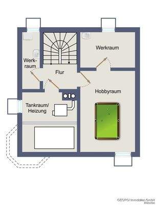 Grundriss Untergeschoss