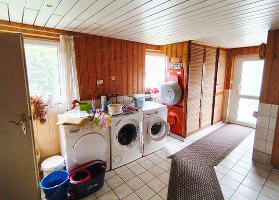 Haus EG Waschhaus mit Hausanschlussraum