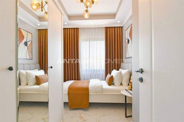 New build Properties with Sea View in a Complex in Alanya