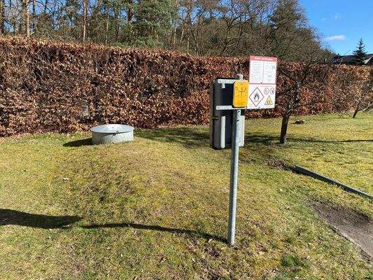 Gasversorgungsanlage - nicht im Internet ersichtlich