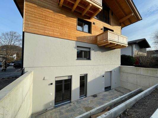 Ansicht auf Westterrasse