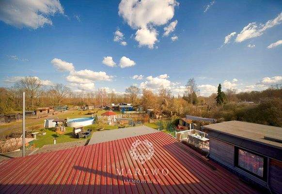 Blick über das Baugrundstück