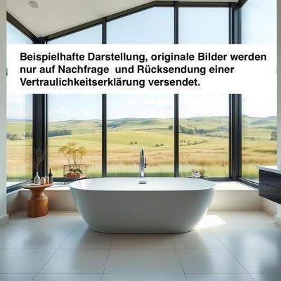 unverbaubarer Blick aus Bad