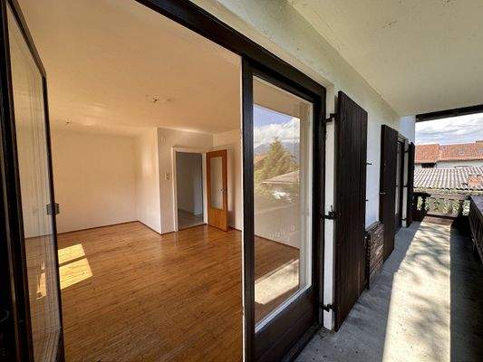 Balkon in der Wohnung 1. Obergeschoss