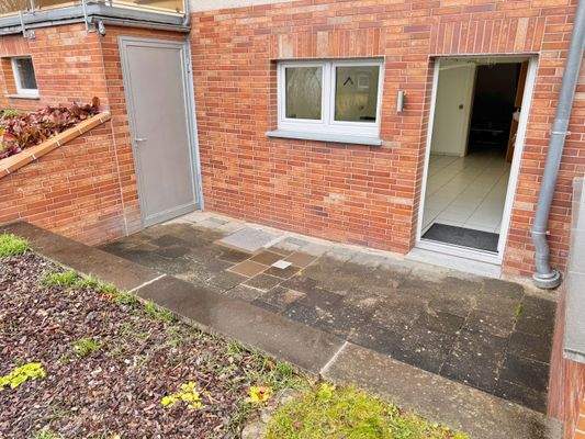 eigene Terrasse, nur für die Wohnung