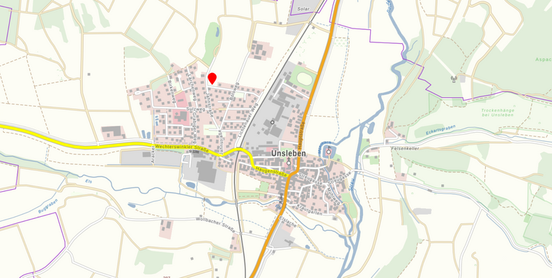 Lage in Unsleben