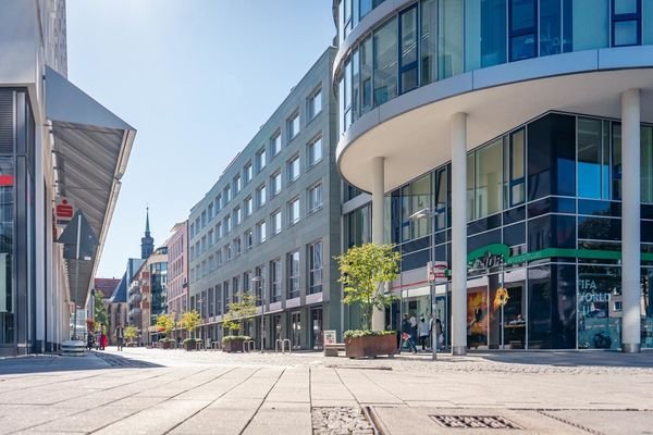 Blick in die Webergasse